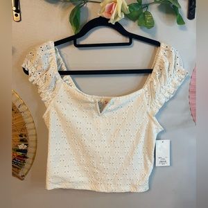 White Lace Tank